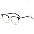 Men's Semi-frame Blue-light-blocking Glasses