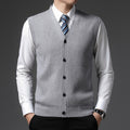 AutumnWinter Men's Wool Cardigan Vest