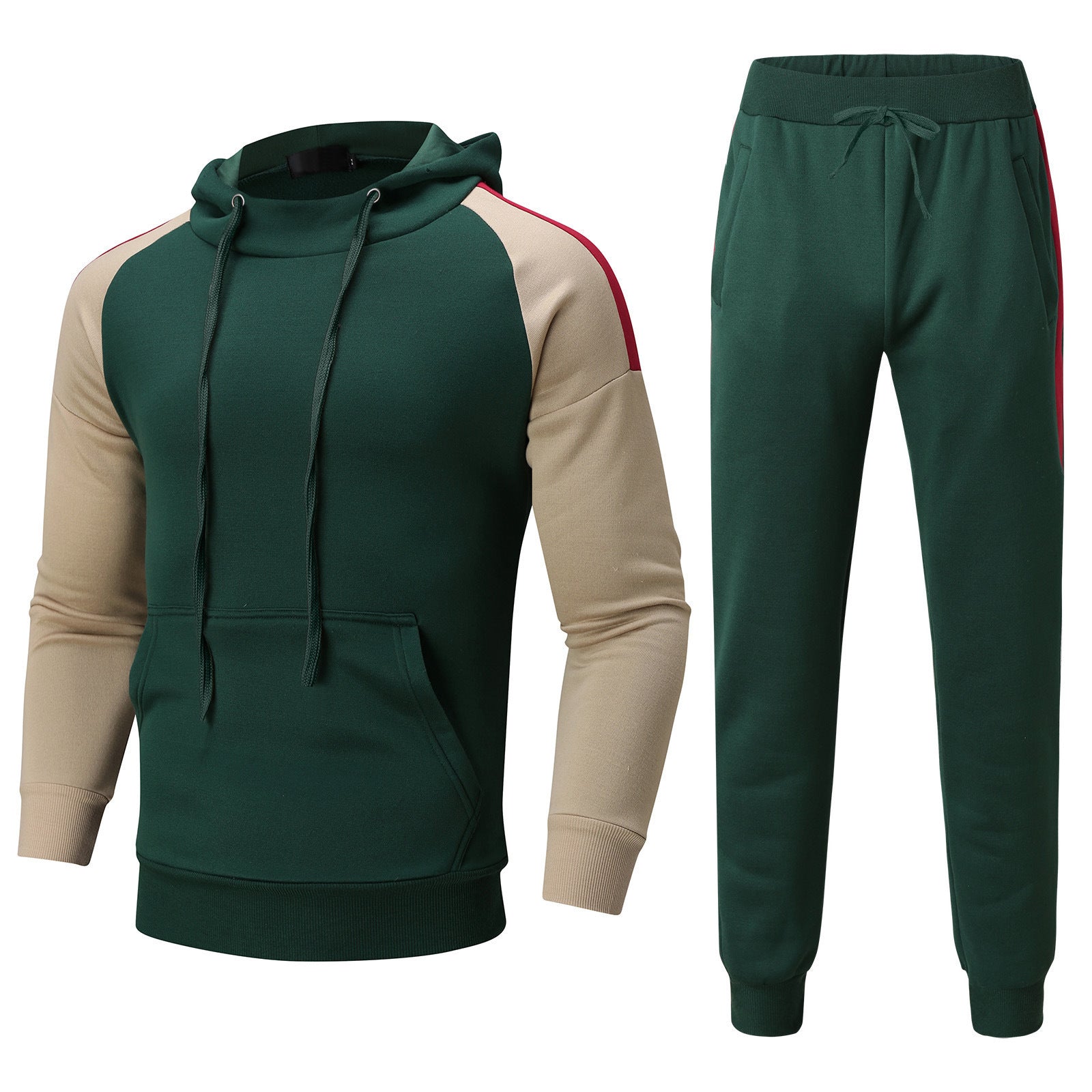 Men's Sport Color-blocked Sweatshirt Sport Casual